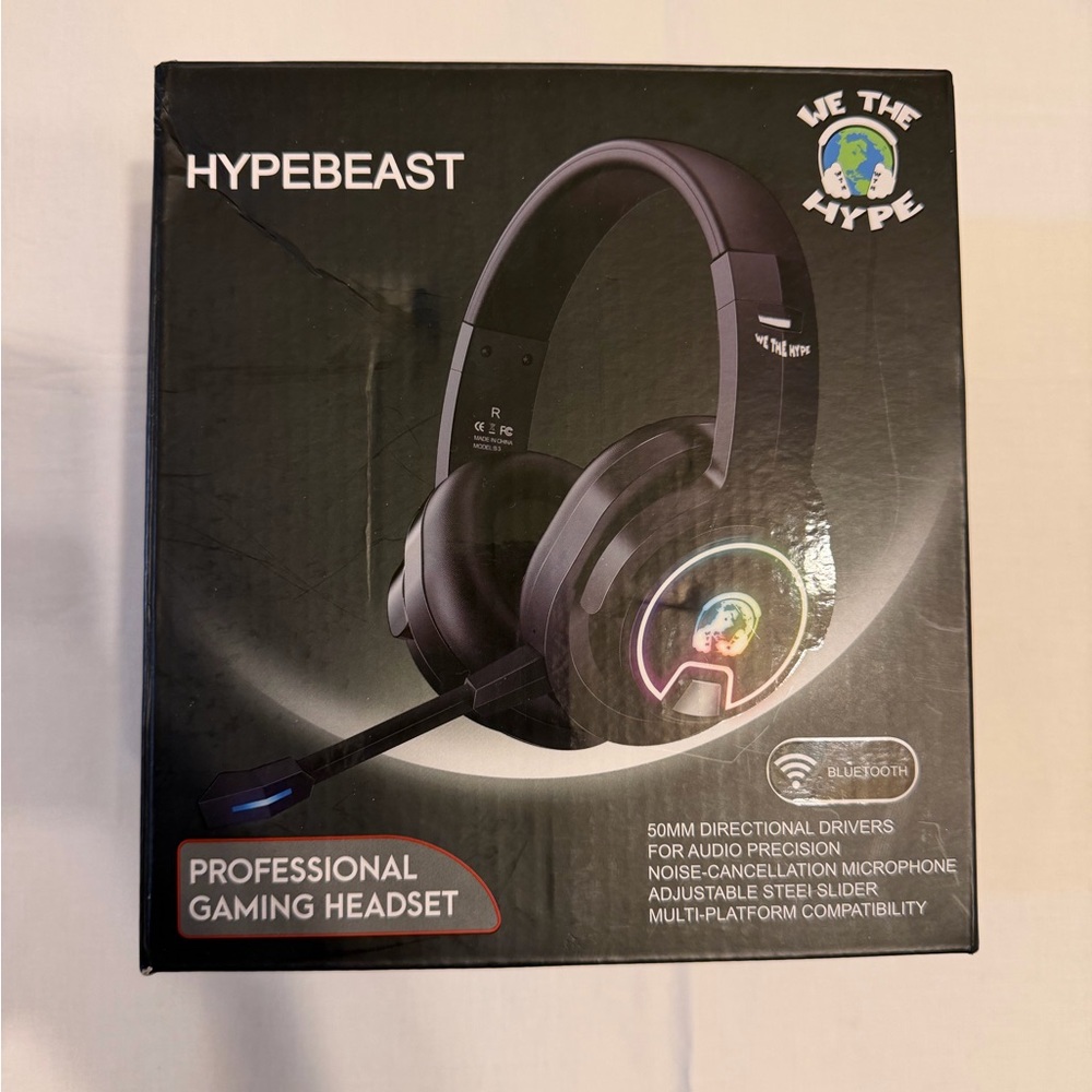 Hypebeast Professional Gaming Headset
 - Black